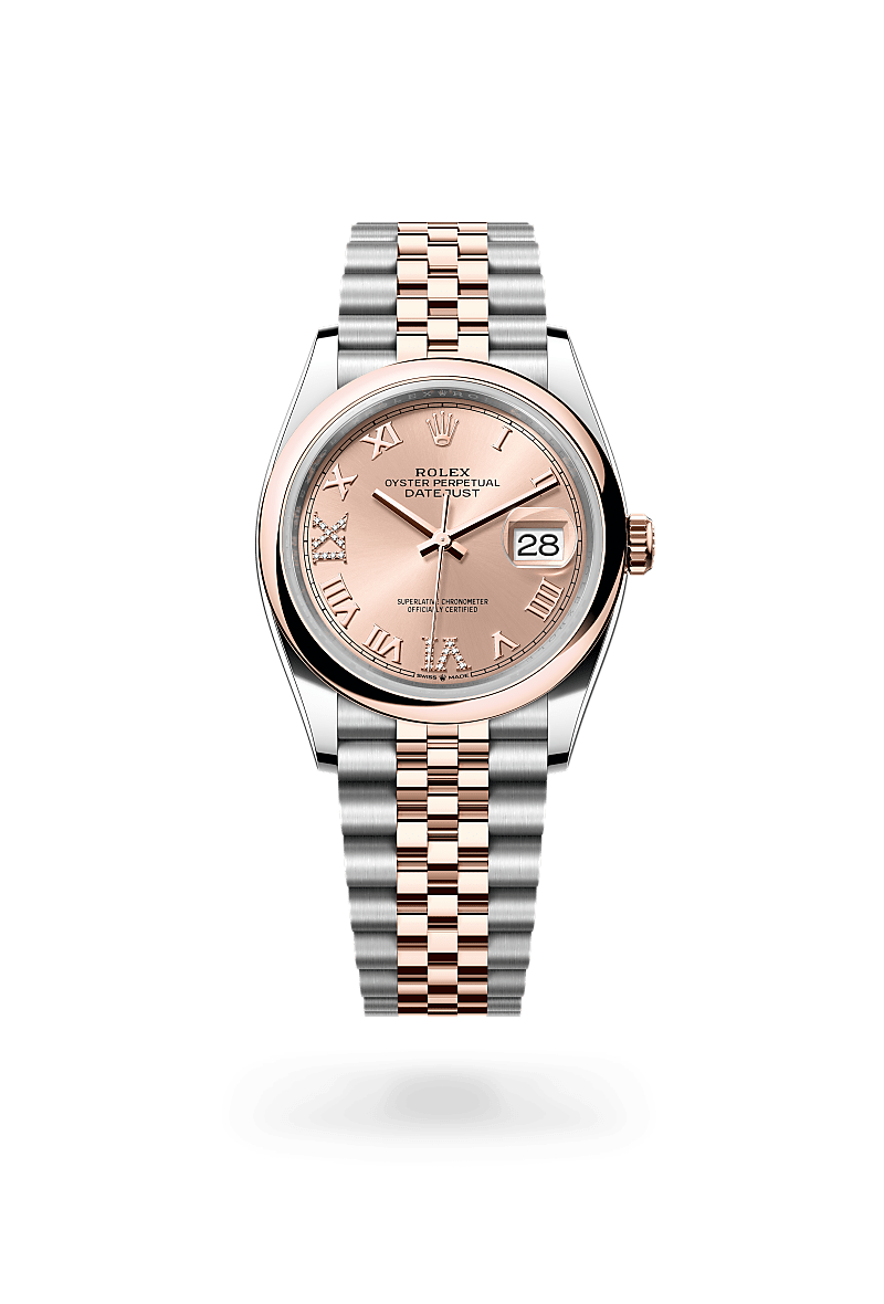 Rolex Datejust 36 M126201-0027 Herrenuhr - Oyster, 36 mm, Edelstahl Oystersteel und Everose-Gold