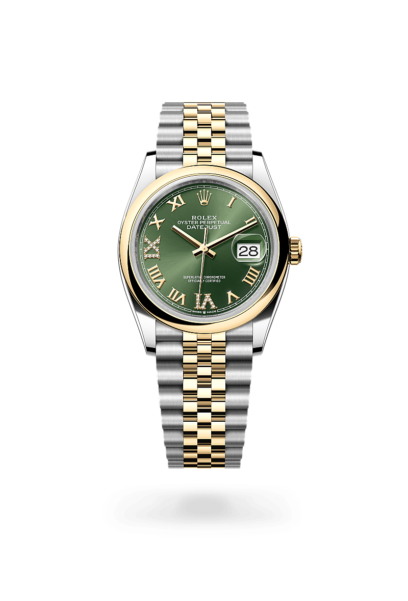 Rolex Datejust 36 M126203-0025 Herrenuhr - Oyster, 36 mm, Edelstahl Oystersteel und Gelbgold 