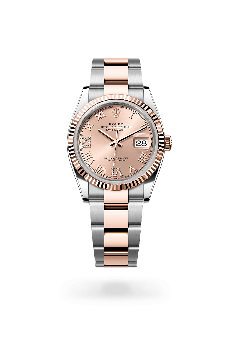 Rolex Datejust 36 M126231-0028 Herrenuhr - Oyster, 36 mm, Edelstahl Oystersteel und Everose-Gold