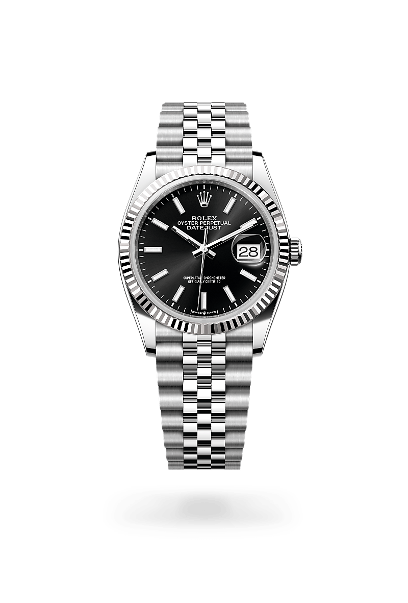 Rolex Datejust 36 Herrenuhr (M126234-0015) Oyster, 36 mm, Edelstahl Oystersteel und Weißgold