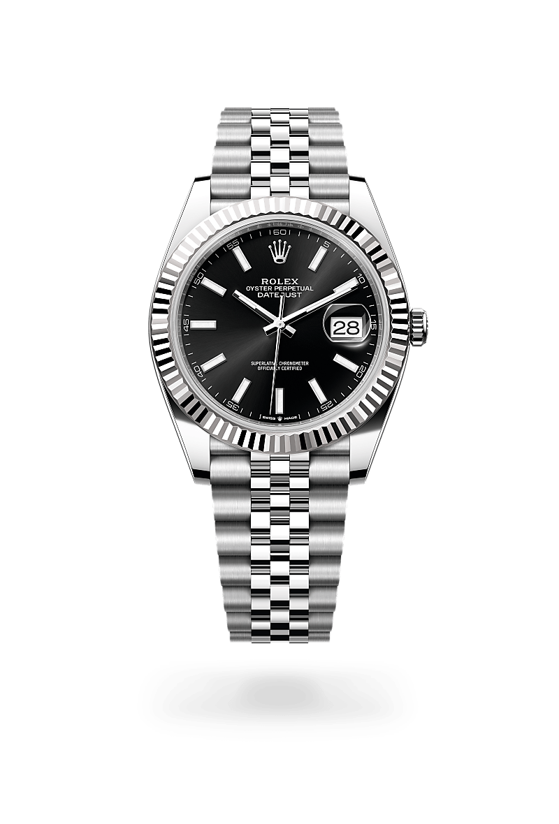 Rolex Datejust 41 M126334-0018 Herrenuhr - Oyster, 41 mm, Edelstahl Oystersteel und Weißgold