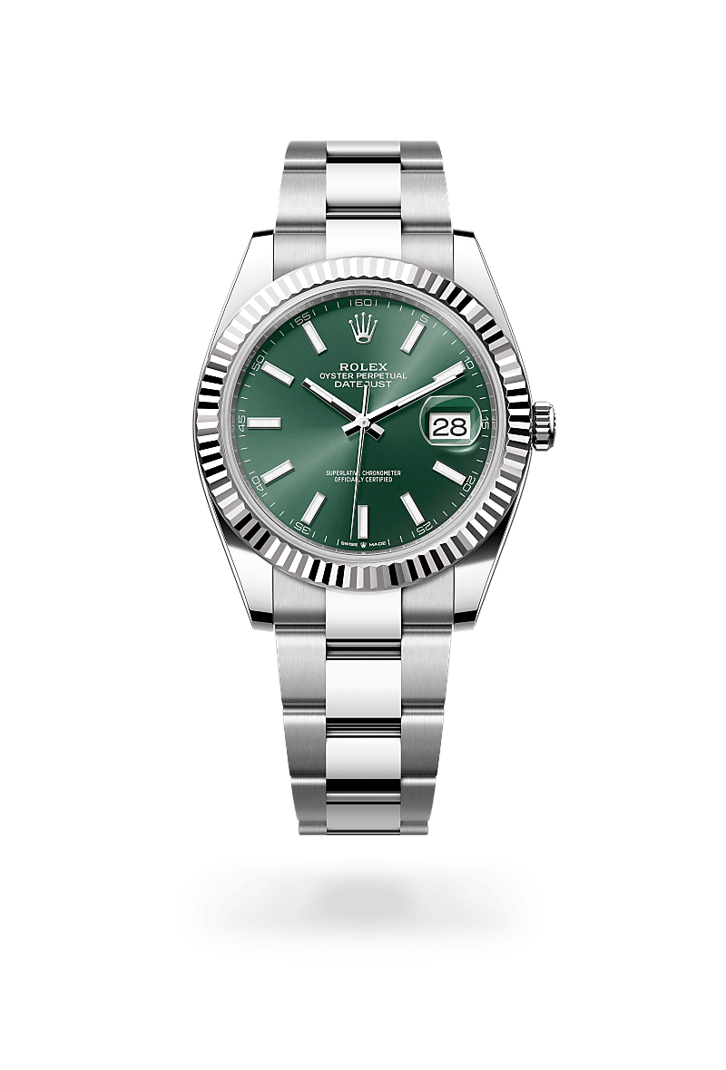 Rolex Datejust 41 M126334-0027 Herrenuhr - Oyster, 41 mm, Edelstahl Oystersteel und Weißgold 