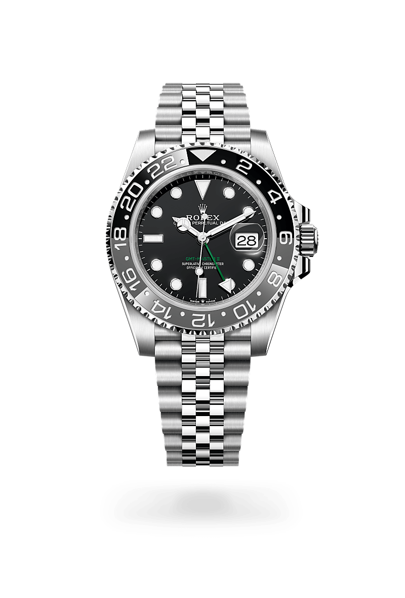 Rolex GMT-Master II M126710GRNR-0003 Herrenuhr - Oyster, 40 mm, Edelstahl Oystersteel