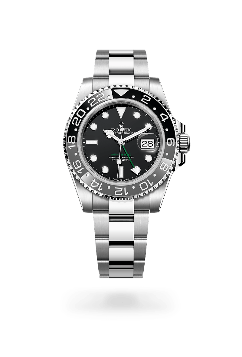 Rolex GMT-Master II M126710GRNR-0004 Herrenuhr - Oyster, 40 mm, Edelstahl Oystersteel