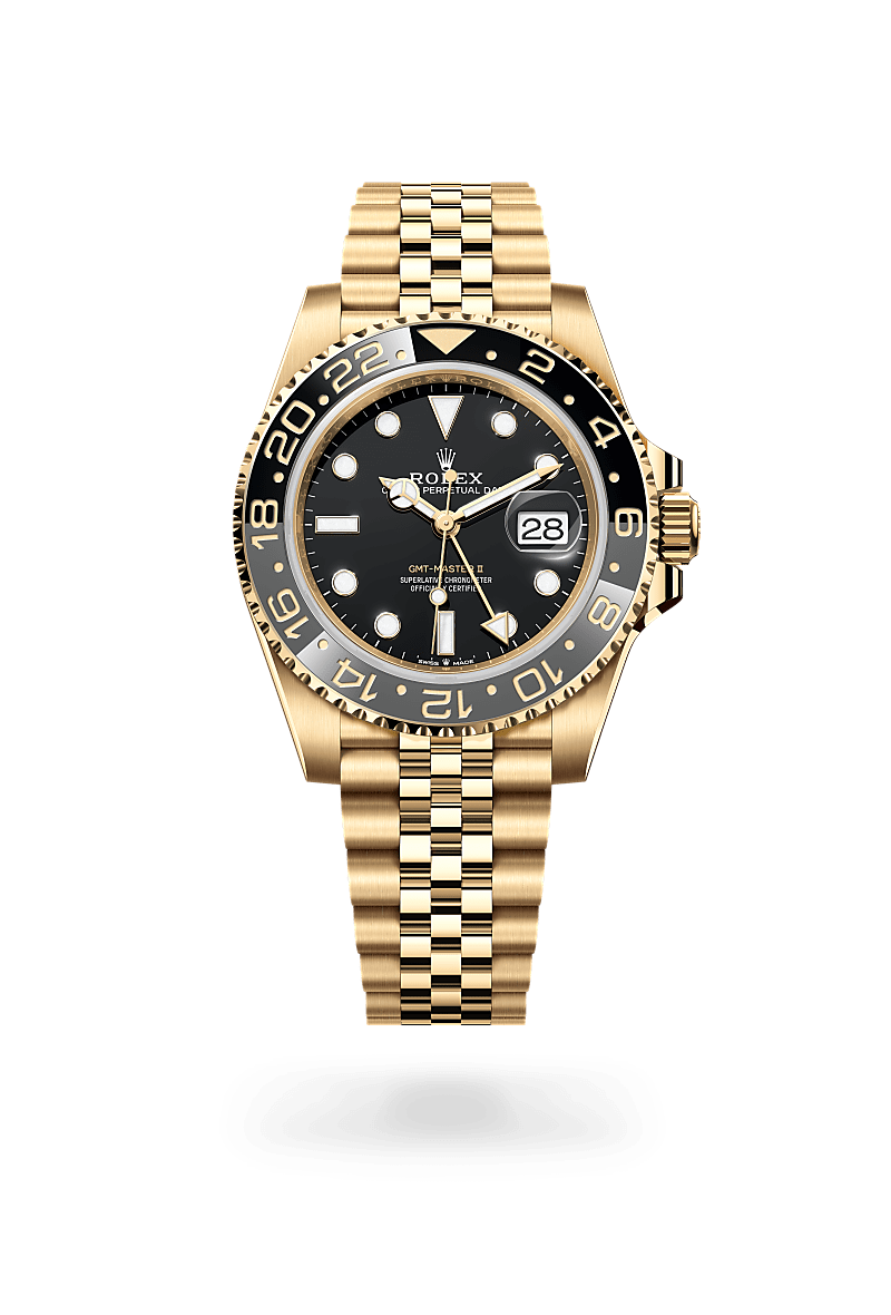 Rolex GMT-Master II M126718GRNR-0001 Herrenuhr - Oyster, 40 mm, Gelbgold 