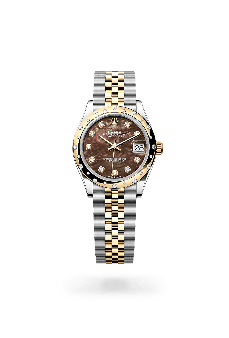 Rolex Datejust 31 M278343RBR-0024 Herrenuhr - Oyster, 31 mm, Edelstahl Oystersteel und Gelbgold mit Diamanten