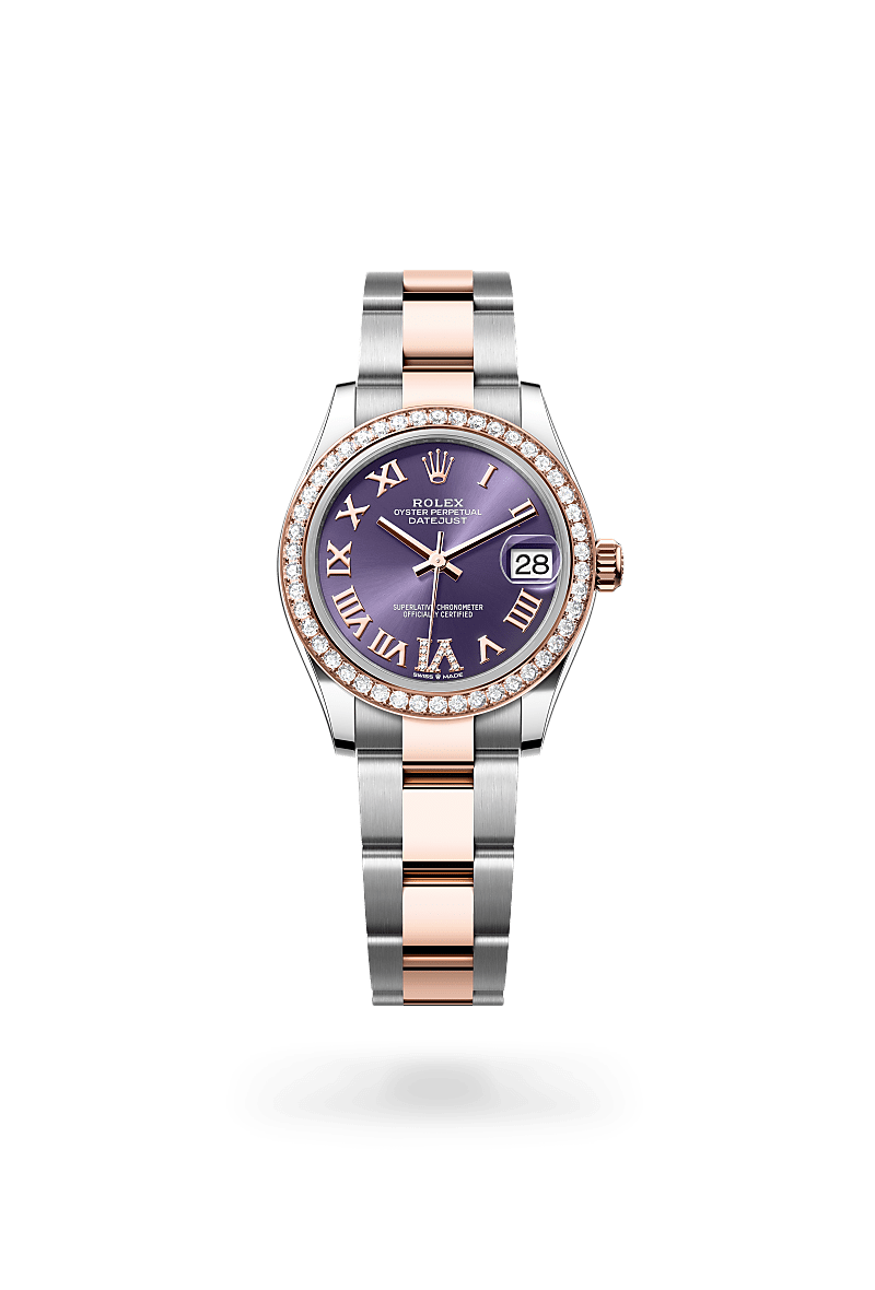 Rolex Datejust 31 M278381RBR-0019 Herrenuhr - Oyster, 31 mm, Edelstahl Oystersteel und Everose-Gold mit Diamanten