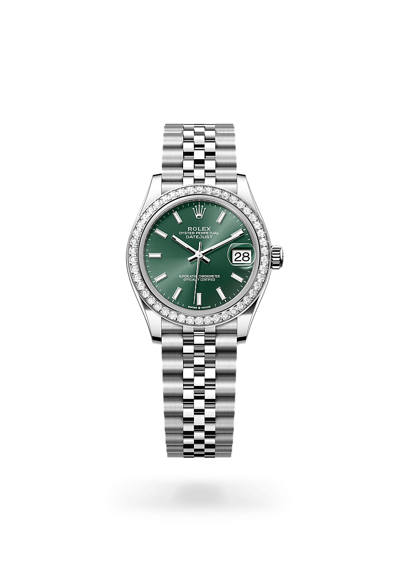 Rolex Datejust 31 M278384RBR-0022 Herrenuhr - Oyster, 31 mm, Edelstahl Oystersteel und Weißgold mit Diamanten