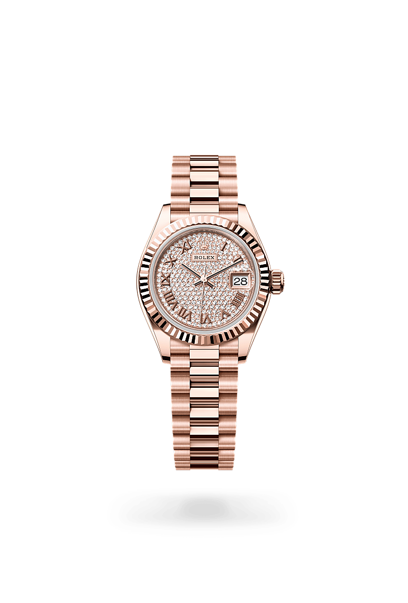 Rolex Lady-Datejust Herrenuhr (M279175-0023) Oyster, 28 mm, Everose-Gold