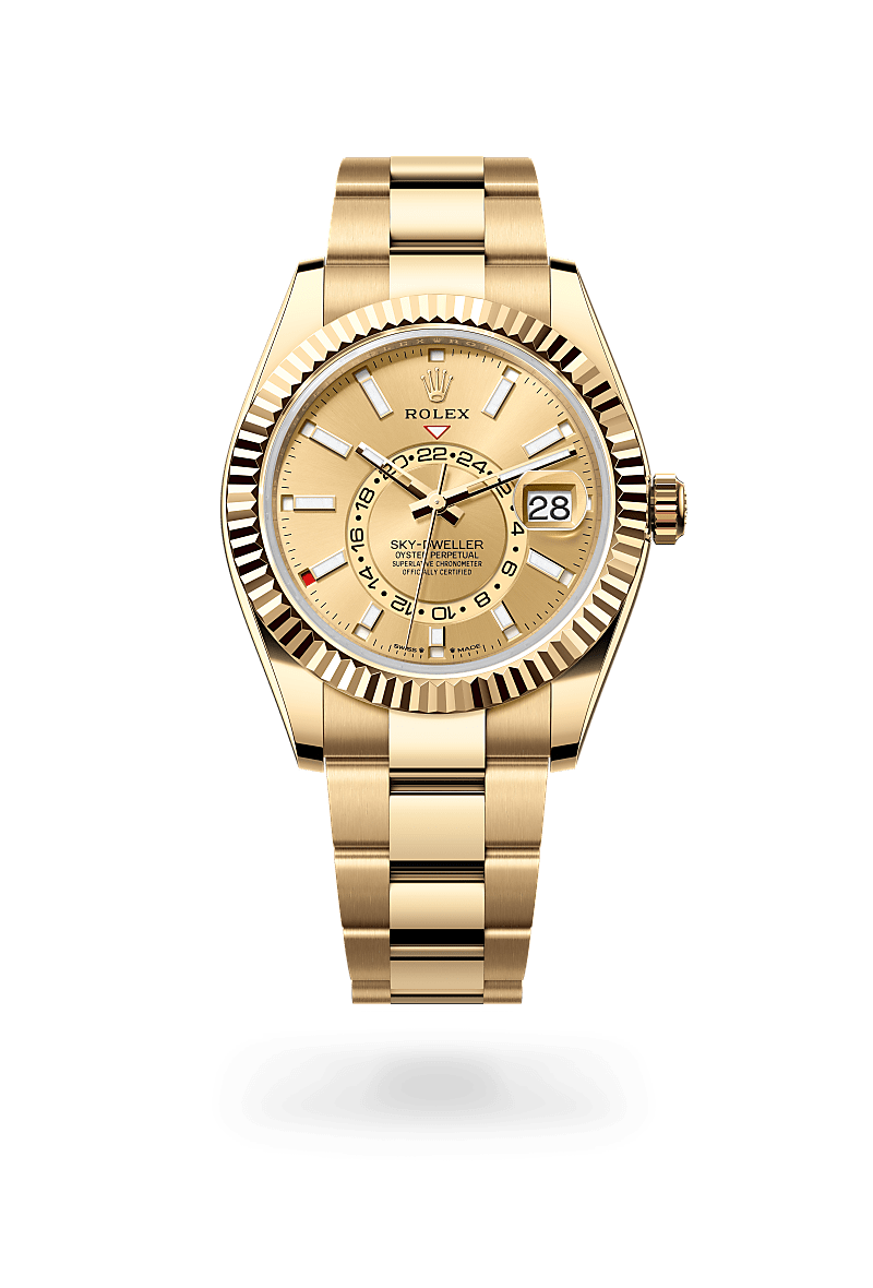 Rolex Sky-Dweller Herrenuhr (M336938-0001) Oyster, 42 mm, Gelbgold
