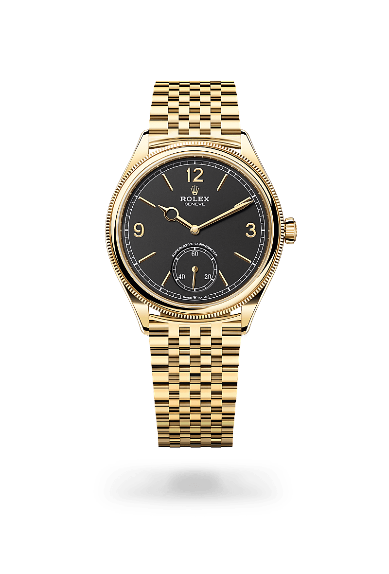 Rolex 1908 Herrenuhr (M52508-0007) 39 mm, 18 Karat Gelbgold, poliert