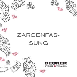 Zargenfassung