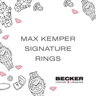 Max Kemper Signature Rings