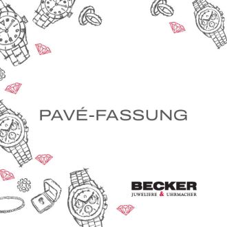 Pavé-Fassung